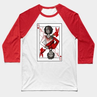 Queen of Hearts: Adelaide Wilson / Red Baseball T-Shirt